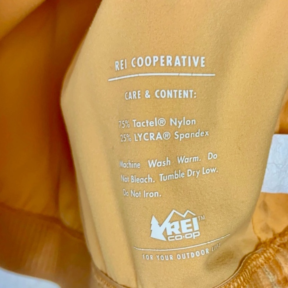 REI Co-Op Take Your Time Bra Top in Rustic Gold -M - Picture 3 of 9